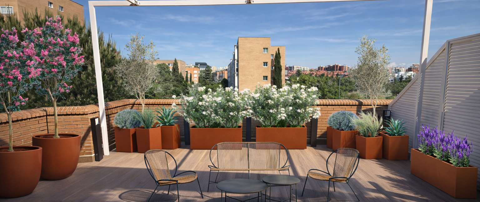 Terraza en Madrid